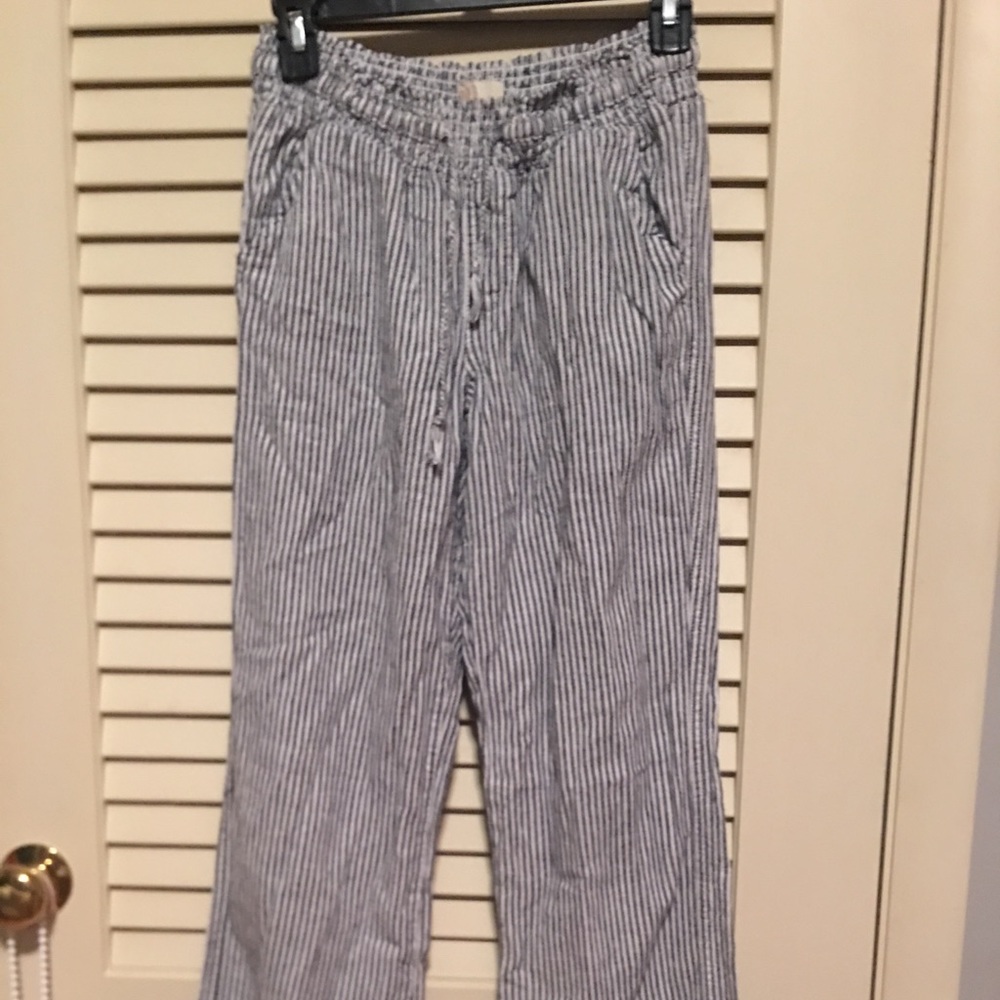 Striped beach pants size M